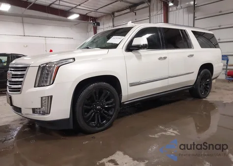 2015 Cadillac Escalade Esv Platinum z USA, uszkodzony, nr VIN 1GYS4UKJ1FR656510